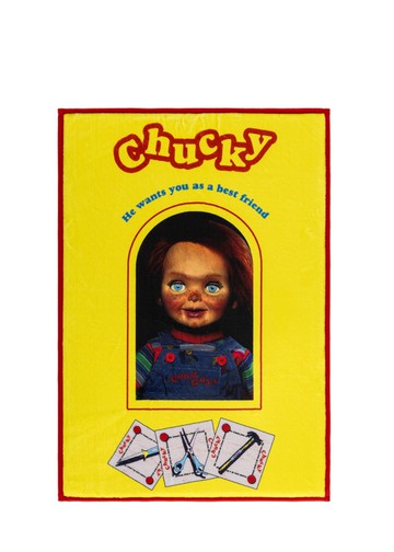 鬼娃恰吉系列 法蘭絨地墊 鬼娃恰吉款