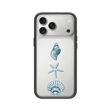 iPhone 17 Pro Max Mod NX -邊框背蓋組合 (相機按鈕) 黑 - MYMY REVERZ TATTOO - 貝殼