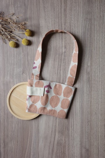 粉紅萊姆 - 環保杯套 飲料提袋 飲料杯套 | 海柏手作