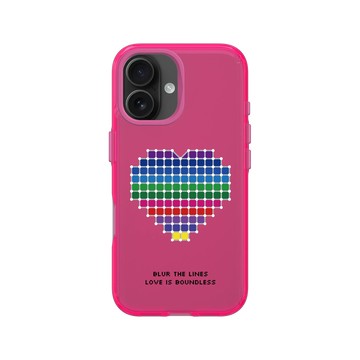 iPhone 16 Clear 粉漾桃 - PRIDE 2024: Love in All Forms - 看見愛，無視界線