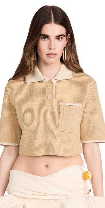Jacquemus Le Polo Maille Arco Sweater Beige 34