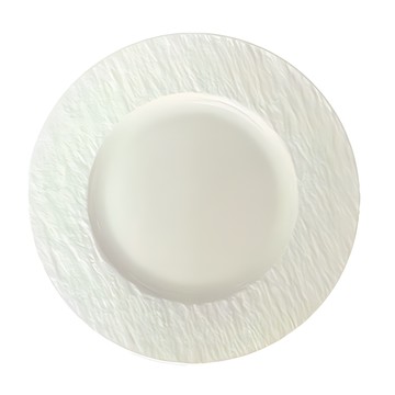 Villeroy & Boch Manufacture Rock Blanc 平盤  1個  直徑27公分  白色
