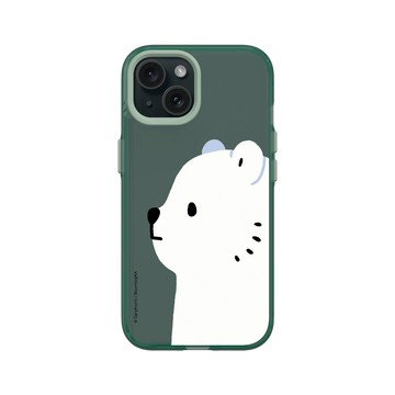 iPhone 15 Clear 憂墨綠 - 白白日記 Darylhochi - 側面