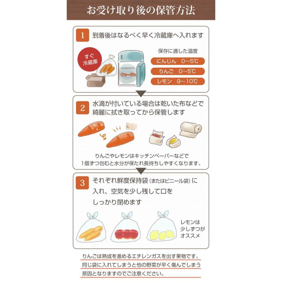 人参 無農薬にんじん 野菜セット 無農薬野菜 にんじんジュース ジュース用 3kg＋りんご1kg＋レモン500g  ゲルソン療法にも最適 訳あり