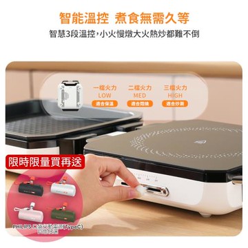 預購買就送飛利浦口袋行動電源-TypeC(顏色隨機)  DIKE 多功能摺疊料理機 HKE630