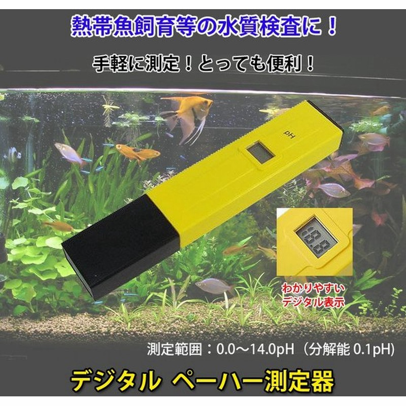 熱帯魚飼育 水槽 淡水魚 海水魚 水質検査 手軽に測定 Phメーター ペーハー測定器 測定範囲 0 00 14 00 酸アルカリ計測器 Dfs Ph009 メール便発送 通販 Lineポイント最大0 5 Get Lineショッピング