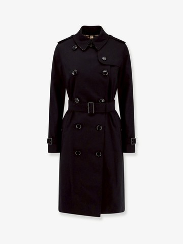Heritage kensington cotton trench with check lining - BURBERRY - gender_Woman