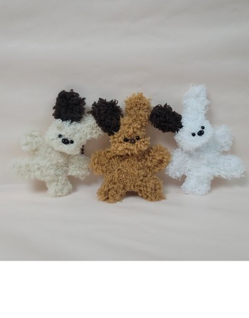 (手工製作) Q彈小狗鑰匙圈