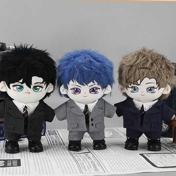 臺灣出貨 10cm娃衣 娃娃西裝服 棉花娃娃衣服 10cm 15cm 20cm 30cm 40cm站姿正常體法理之約西裝