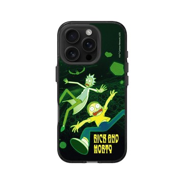 iPhone 16 Pro Clear 酷墨灰 - 瑞克和莫蒂 Rick and Morty - 瑞克和莫蒂-多元宇宙