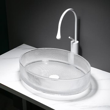 玻璃臺上盆網紅款創意洗手盆家用衛生間I長方形洗臉盆臺盆面盆單