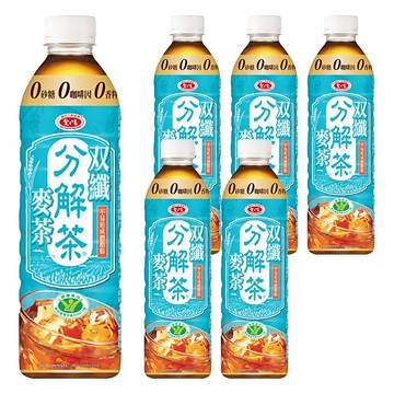 愛之味 分解茶 双纖麥茶  590ml  6瓶