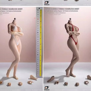 {保固一年 可打統編}TBLeague 1/6 歐美體型拆腳款 無縫女素體 PLLB2023-S52/53