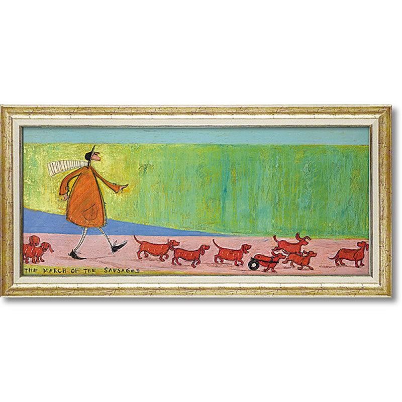 サムトフトTHE MARCH OF THE SAUSAGES 絵画（アートパネル