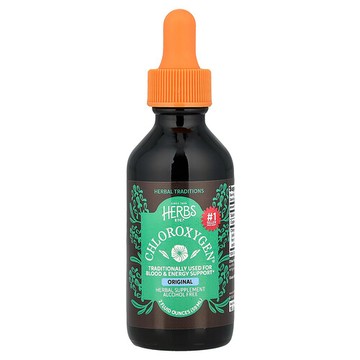 Herbs Etc., ChlorOxygen®，原味，無乙醇，2 液量盎司（59 毫升）