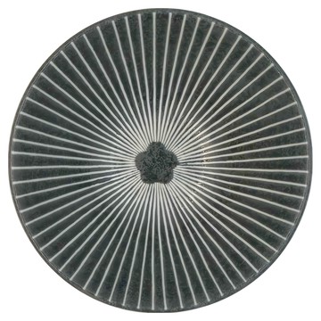 美濃燒 黑十草梅 日本制  黑色  1個