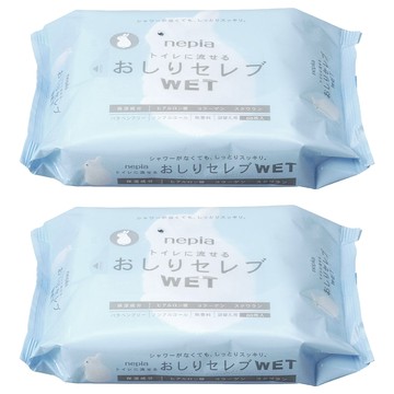 nepia 王子 超柔濕式衛生紙 補充包 保濕成分 膠原蛋白 無香料  60抽  2包