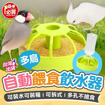 ❤️必買❤️ 多鳥自動餵食飲水器 鳥類餵食盆 鳥類飲水盆 多鳥食盆 多鳥水盆 鳥類用品 可水洗鳥用品 鳥類食盆 寵物用品