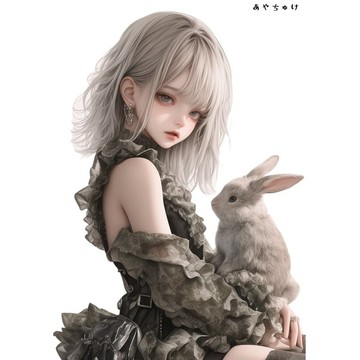【3 月新品 2】07-095-0186 人物貼紙 動物與甜美蕾絲