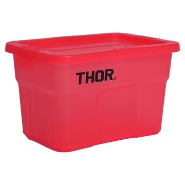 THOR 迷你收納箱 1L  透紅色  1個