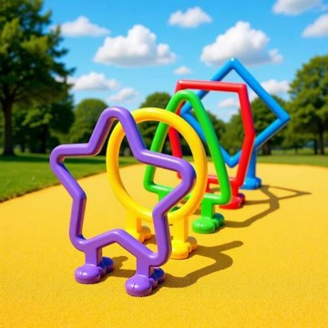 特惠幼兒園兒童室內外運動體育器材玩具感統訓練組合塑料鉆洞鉆圈