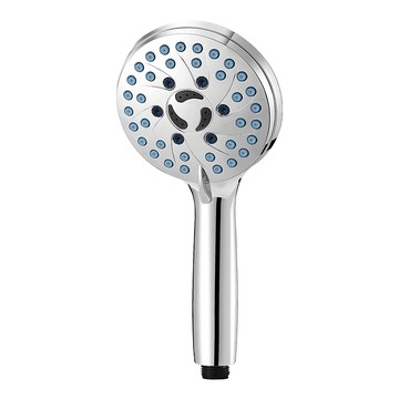 二合一7段模式增壓噴槍淋浴蓮蓬頭 ABS材質 多功能  銀色  1個