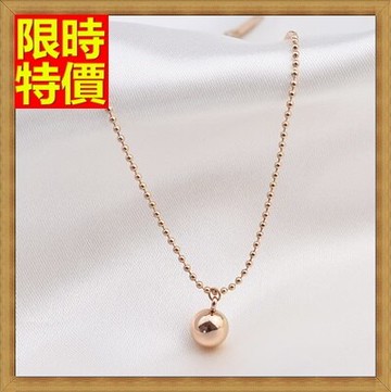 現貨+預購 玫瑰金項鍊吊墜-情人節禮物簡約百搭時尚飾品71x30【獨家進口】【米蘭精品】