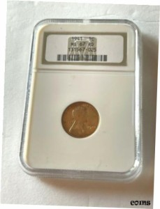 アンティークコイン NGC PCGS LINCOLN WHEAT PENNY CENT MS67RD