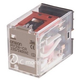 MY2N-CR-GS-R(S) 220/240VAC OMRON MY系列 (附燈)小型功率繼電器RELAY(含稅)【佑齊企業 iCmore】