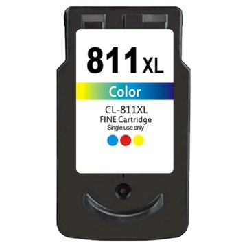 Canon 佳能 噴墨專用墨水匣 CL-811XL ChromaLife 100+ 台灣地區專用  三色  1個