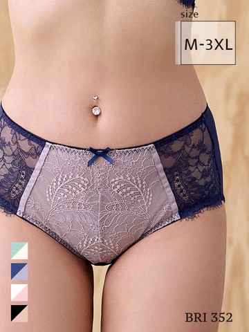 BRI352 大V溝透氣內褲單件  4色