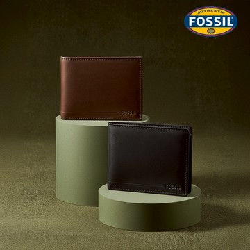 【FOSSIL 官方旗艦館】 Allen 真皮多卡層證件格皮夾 (多款可選)