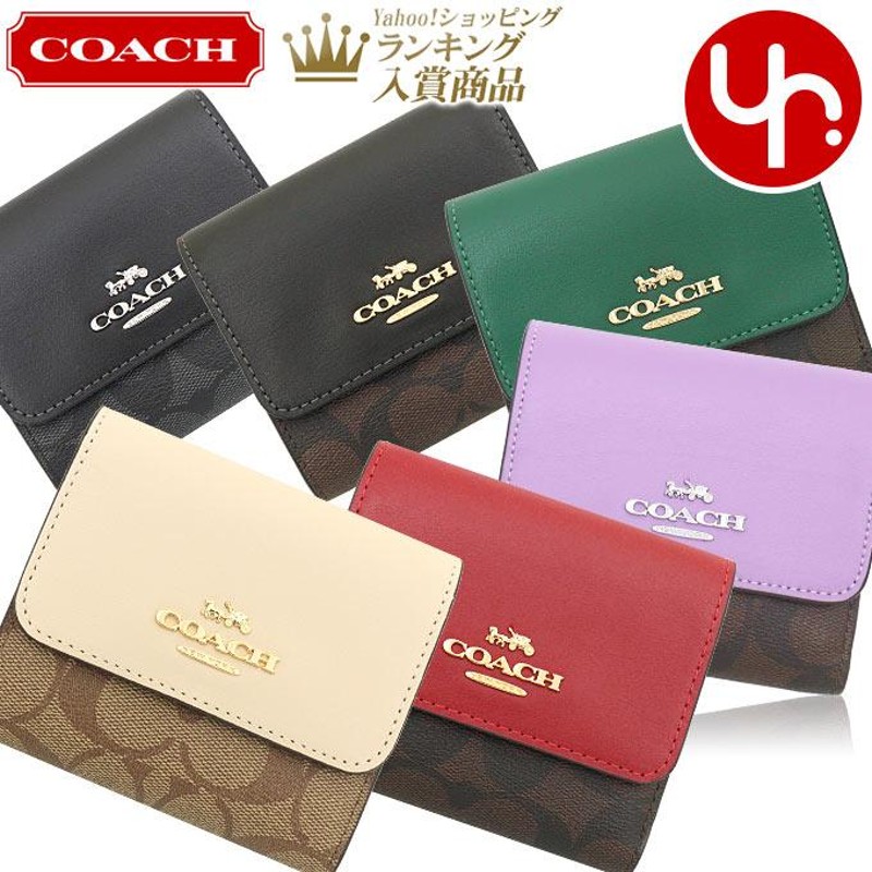 コーチ COACH 財布 三つ折り財布 FCE930 CE930 カラーブロック