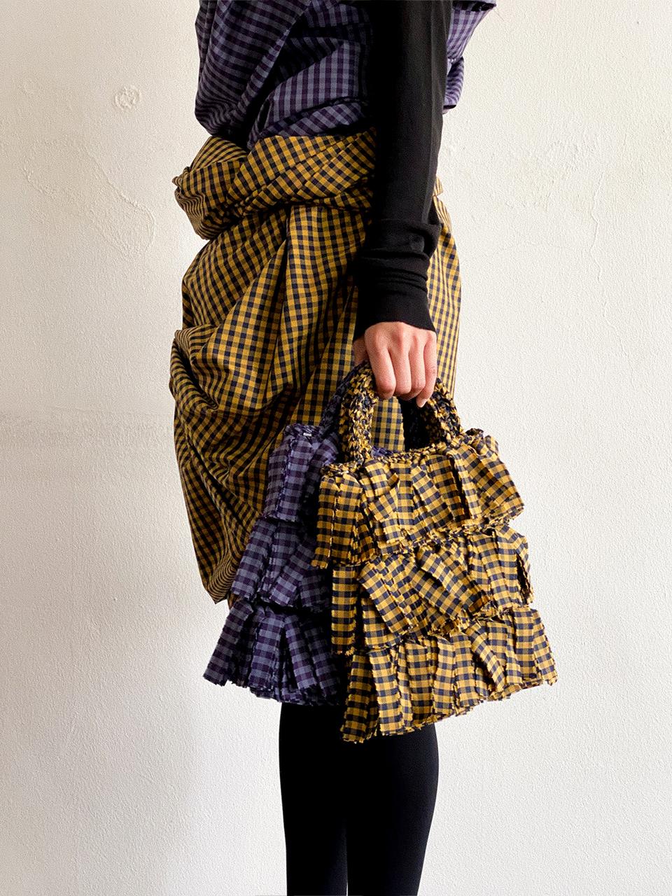 Totem Tote Bag_Yellow Check