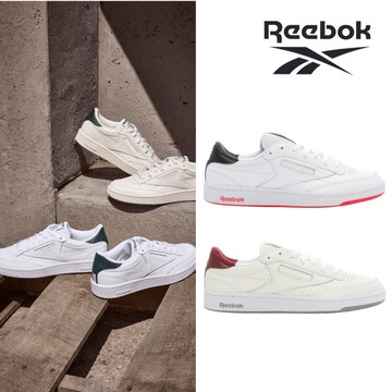 【Reebok】40th紀念款 CLUB C 85 VINTAGE 網球鞋_男/女_兩色任選100209026官方旗艦店