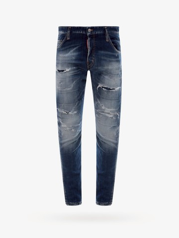 Stretch cotton jeans with ripped effect - DSQUARED2 - gender_Man