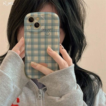 開心格子適用蘋果17PROMAX手機殼iPhone16/15小眾14軟殼13防摔12