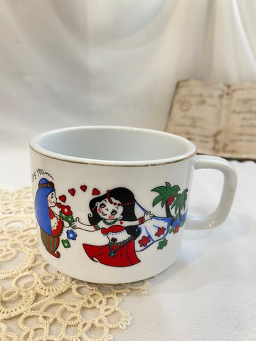 【好日戀物】台灣之光大同埃及藝術文化陶瓷茶杯