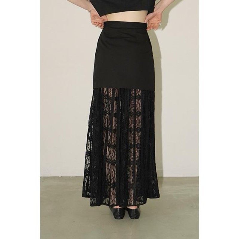 クラネ CLANE 2ウェイ レース レイヤード スカート 2WAY LACE LAYERED SKIRT【2024 新作】 |  LINEブランドカタログ