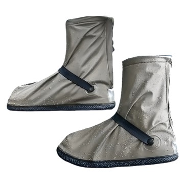 ROYALLIN 蘿林嚴選 高筒防水雨鞋套 防滑  XXXL(32cm 43~44  咖啡色  1雙