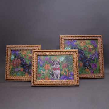 新年送禮寵物似顏繪【I See You 在家博物館】背景3選1附