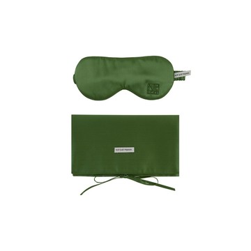 NotJustPajama 真絲眼罩+收納袋套組/桑蠶絲睡眠眼罩/遮光眼罩/護膚眼罩/愛心禮物/品質送禮推薦