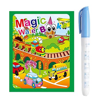 葉子小舖 兒童塗鴉本 畫畫本 交通工具繪本套裝 (含畫筆) 5入  激發兒童創意  1入