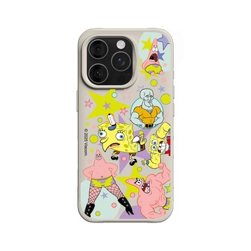 iPhone 16 Pro SolidX 貝殼灰 - 海綿寶寶 SpongeBob - 深海迷因圖