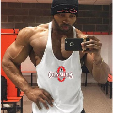 肌肉男健美健身房背心圓領無袖背心運動坎肩跑步舉重