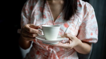 日本陶藝作家 上田浩一 手作 白色  濃縮 咖啡杯組