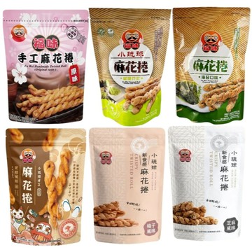 【蝦皮直營】福味 手工麻花捲 經典原味/黑糖/芝麻/梅子/海苔/椒鹽芥末 小琉球伴手禮