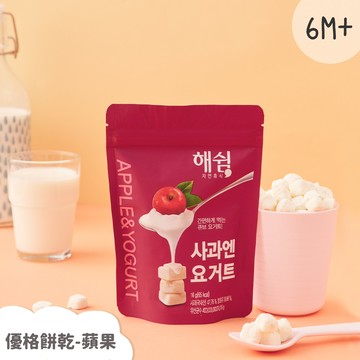 韓爸田園日記-優格寶寶餅乾-蘋果口味(16g/包)