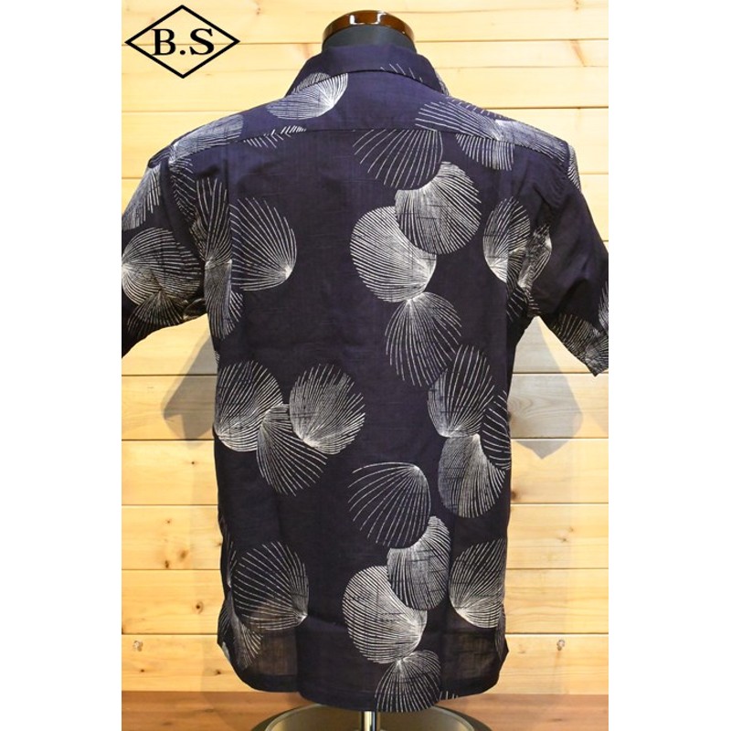 デューク カハナモク DUKE KAHANAMOKU アロハシャツ DK39094 DUKE KAHANAMOKU COTTON LINEN  HAWAIIAN SHIRT “DUKE'S SHELL” （NAVY×XXL） | LINEブランドカタログ