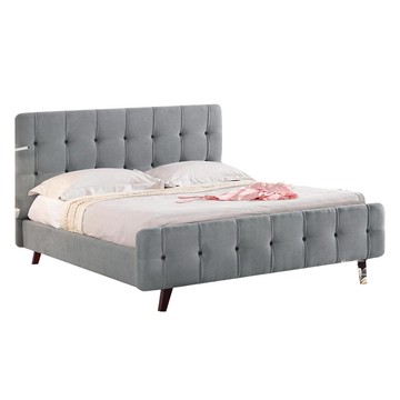 【H&D東稻家居】5尺雙人床(灰布)(TCM-05369)